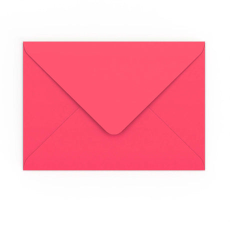 C5 Bright Pink Gummed V-Flap Envelope (162 x 229mm)