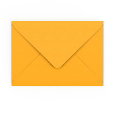 C5 Dark Yellow Gummed V-Flap Envelope (162 x 229mm)