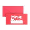 Christmas Three Wise Kings Envelopes Dark Red 110 x 220 mm (DL)