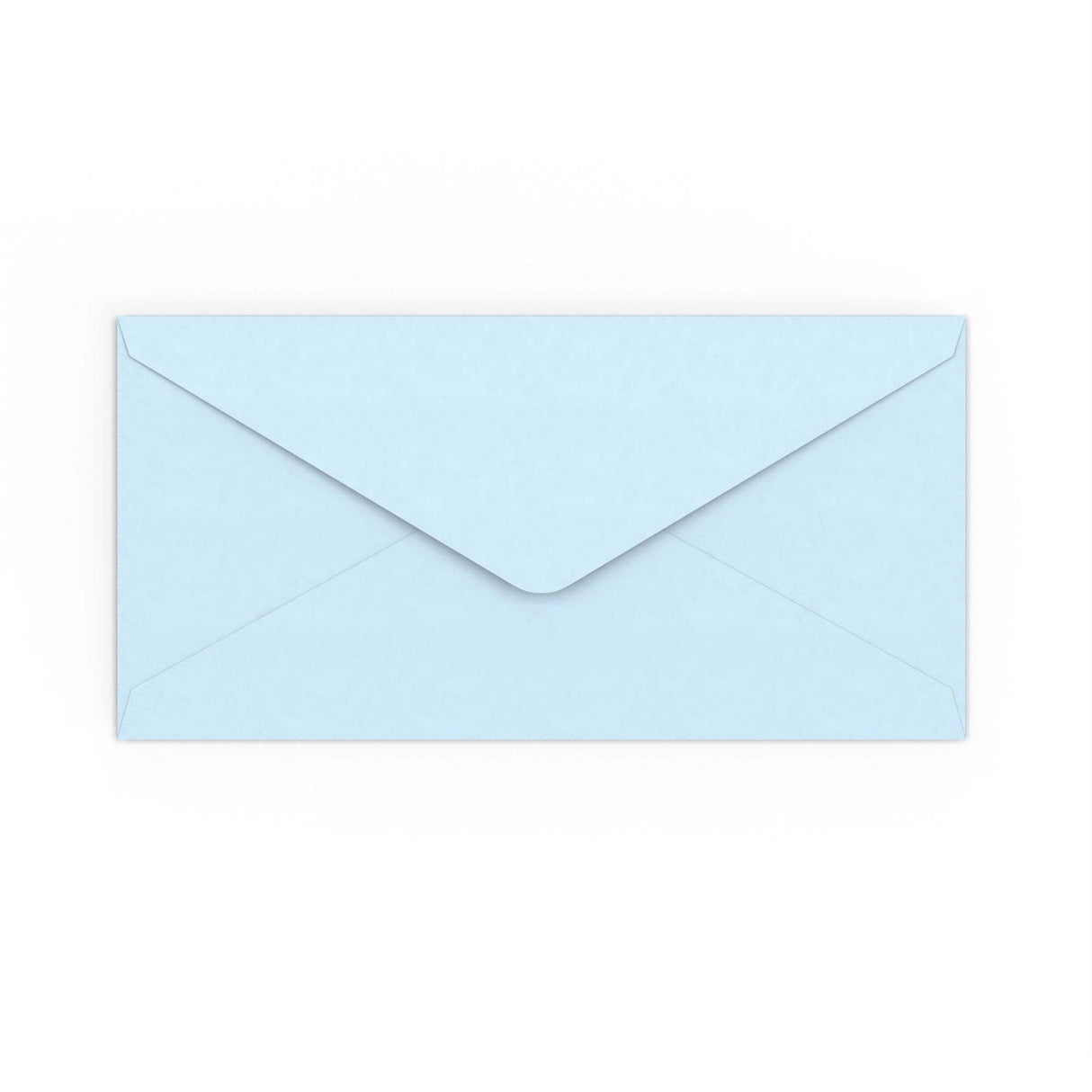 DL Pale Blue Gummed V-Flap Envelope (110 x 220mm)