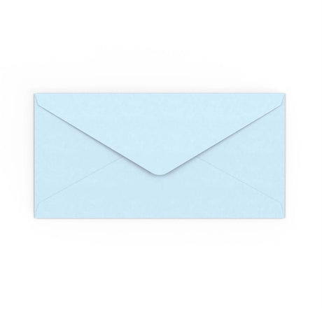 DL Pale Blue Gummed V-Flap Envelope (110 x 220mm)